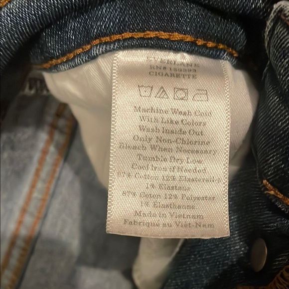 Everlane Dark Blue Ankle Jeans - Picture 3 of 5